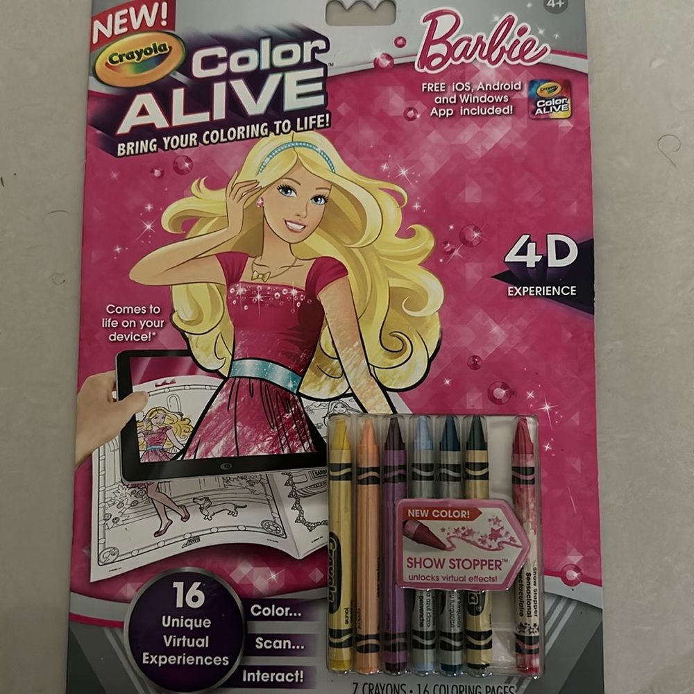 ☀️Crayola Color Alive Coloring Books